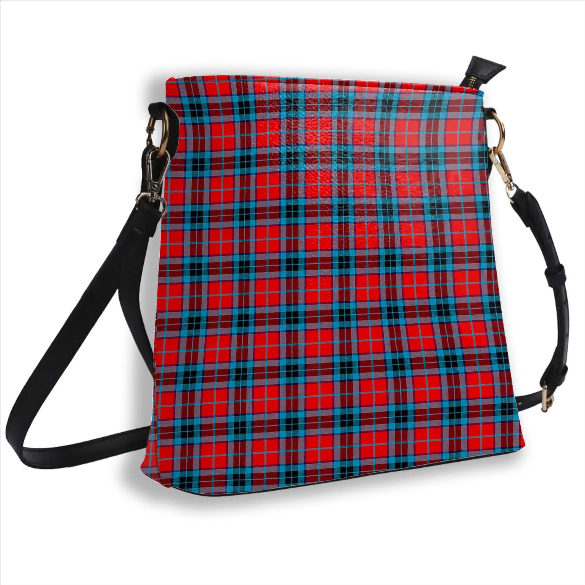 ScotsTee Shop Scottish McTavish Modern Tartan Bucket Bag Ladies Shoulder Bag Midi
