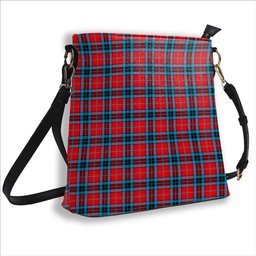 ScotsTee Shop Scottish McTavish Modern Tartan Bucket Bag Ladies Shoulder Bag Midi