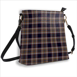ScotsTee Shop Scottish Stewart Navy Tartan Bucket Bag Ladies Shoulder Bag Midi
