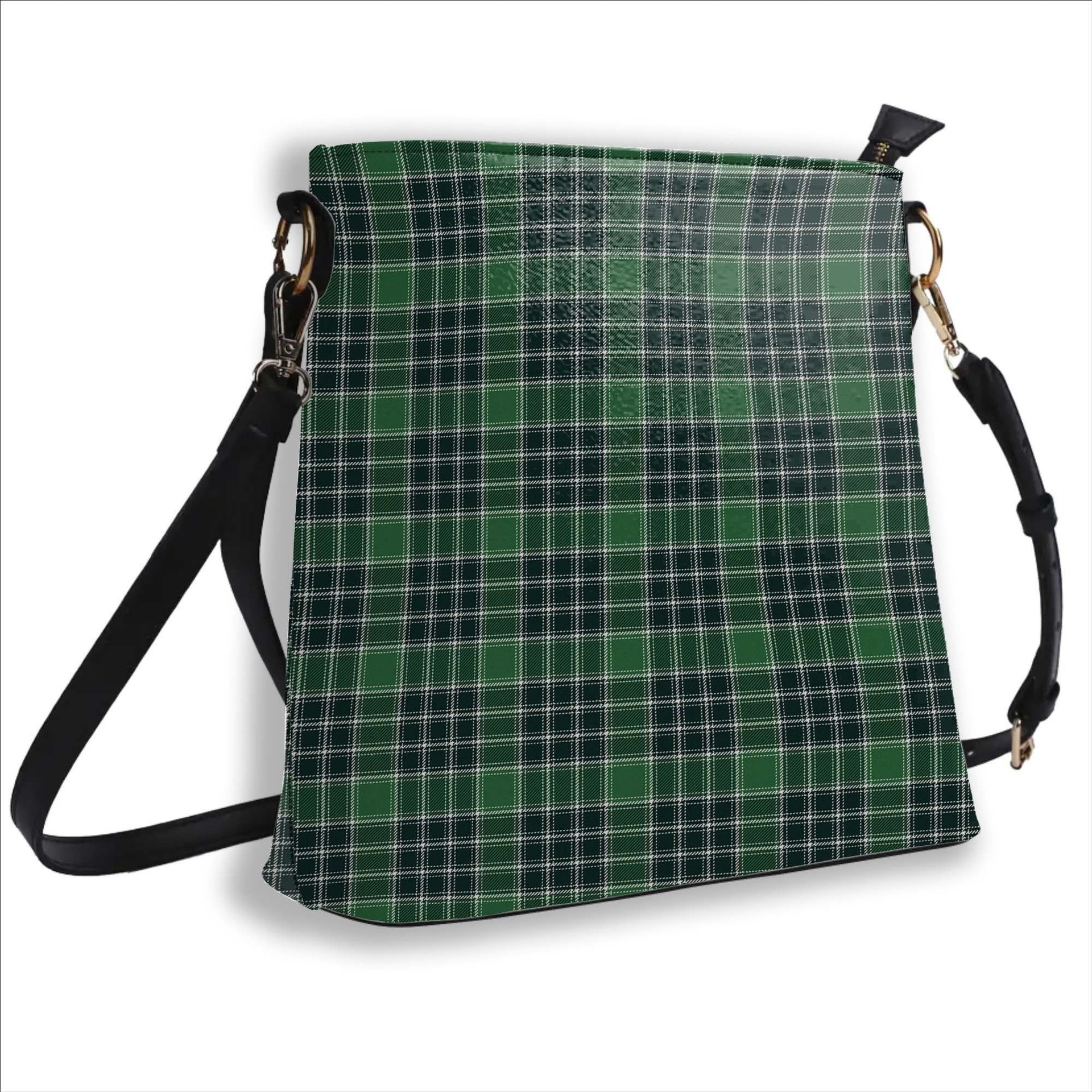 ScotsTee Shop Scottish MacDonald Lord of the Isles Hunting Modern Tartan Bucket Bag Ladies Shoulder Bag Midi