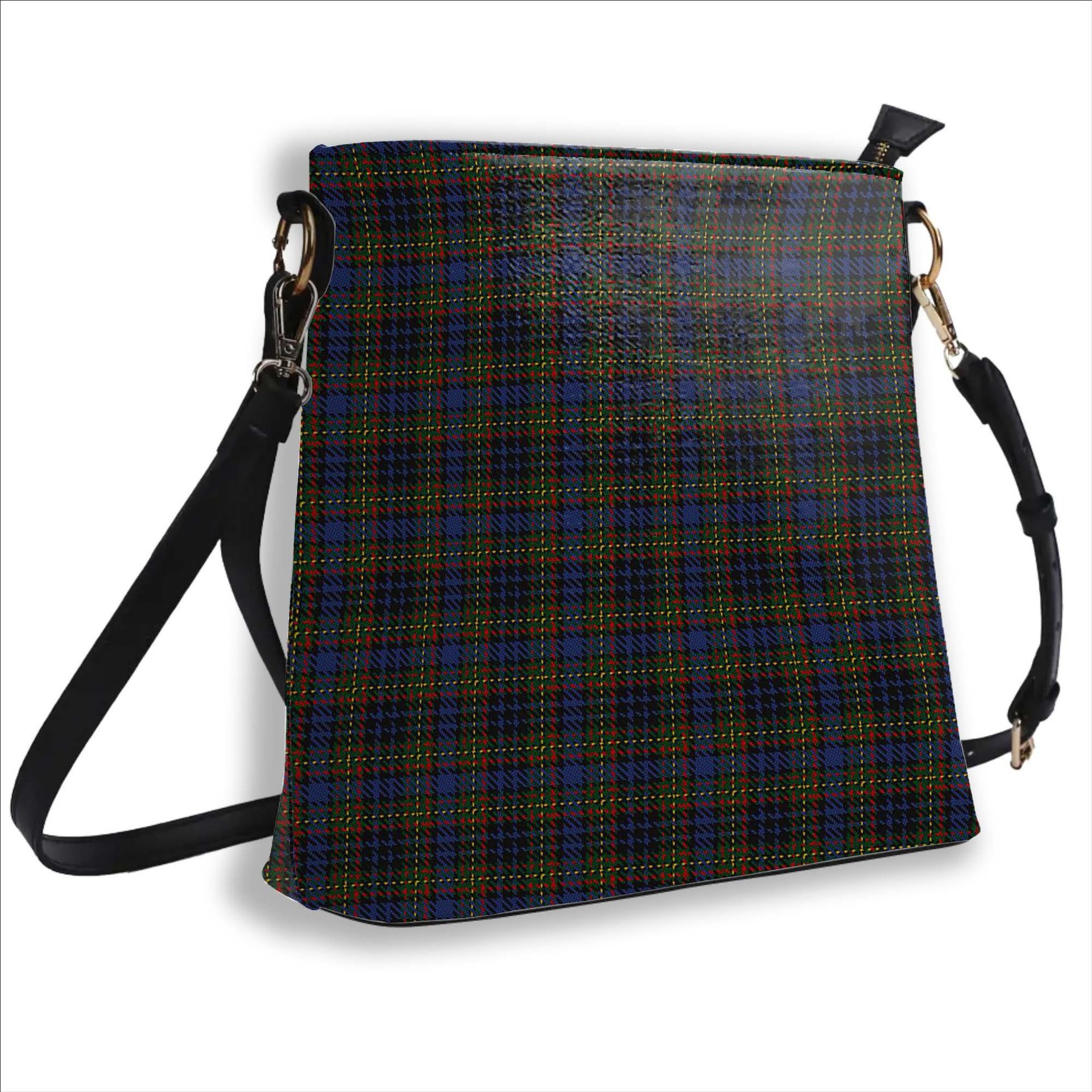 ScotsTee Shop Scottish MacClellan Tartan Bucket Bag Ladies Shoulder Bag Midi