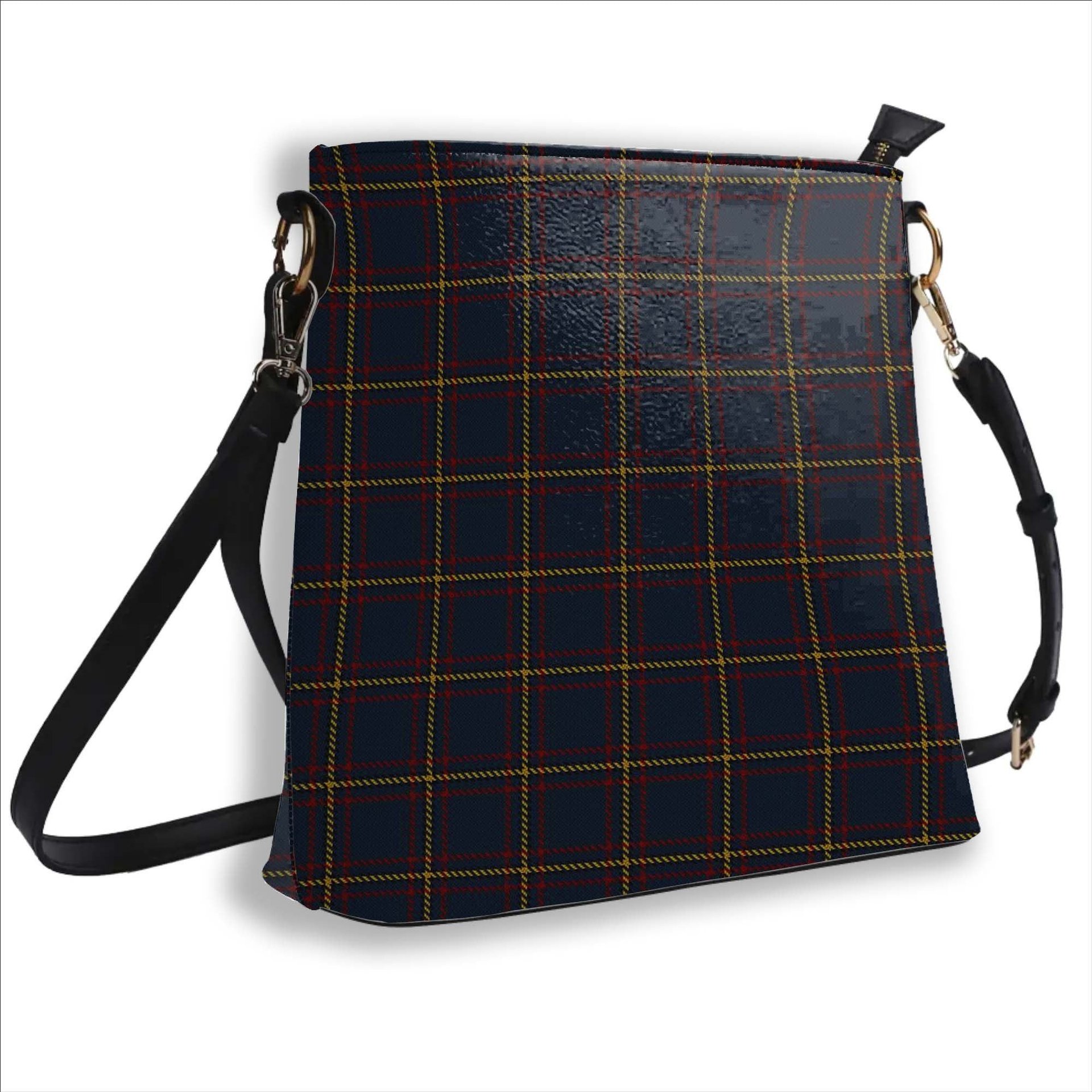 ScotsTee Shop Scottish MacLaine of Lochbuie Hunting Tartan Bucket Bag Ladies Shoulder Bag Midi