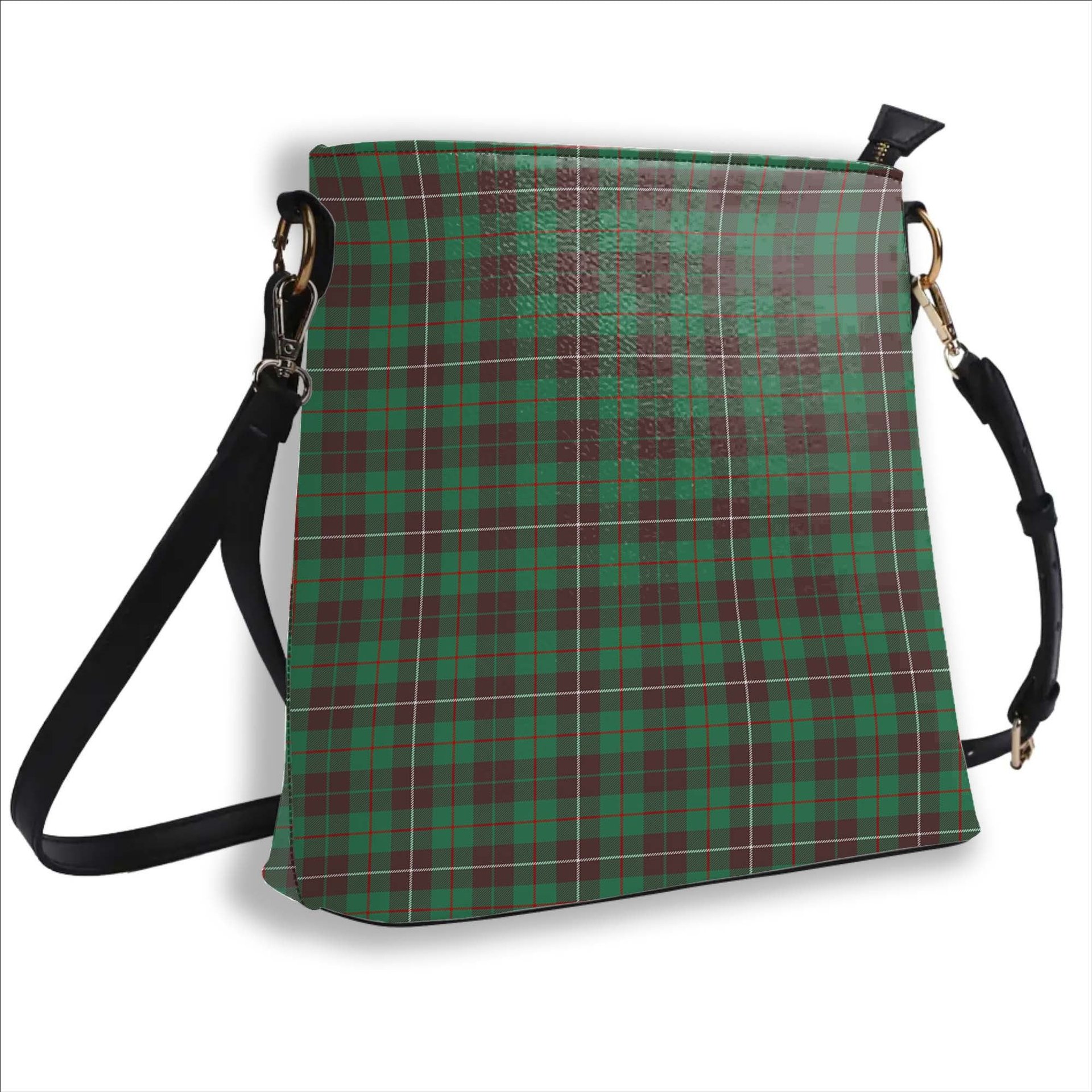 ScotsTee Shop Scottish MacKinnon Hunting Ancient Tartan Bucket Bag Ladies Shoulder Bag Midi