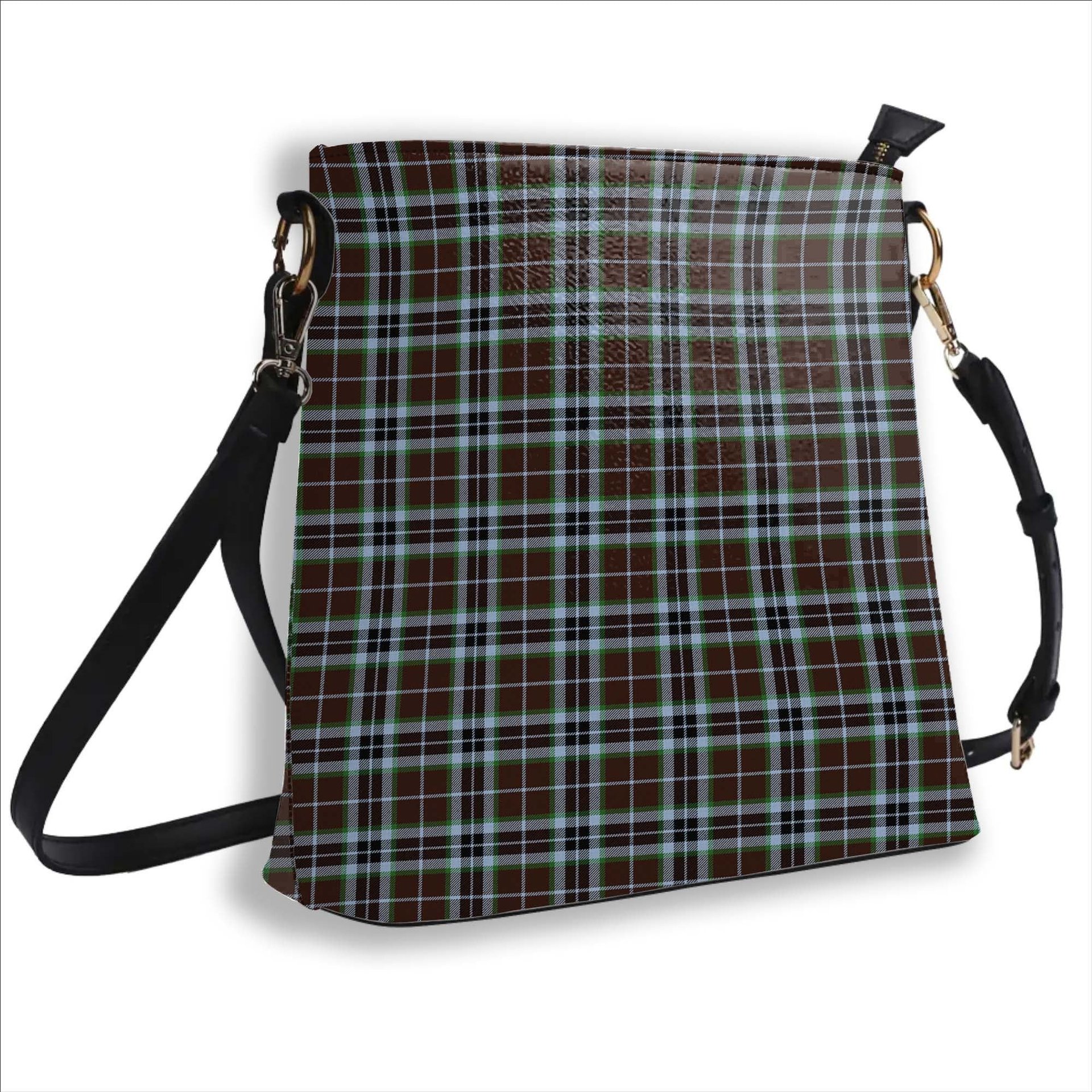 ScotsTee Shop Scottish McThomas Hunting Modern Tartan Bucket Bag Ladies Shoulder Bag Midi