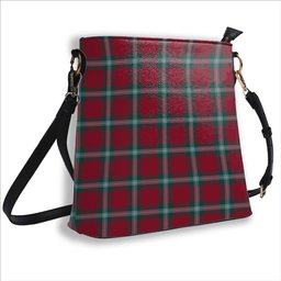 ScotsTee Shop Scottish McLaine of Loch Buie Modern Tartan Bucket Bag Ladies Shoulder Bag Midi