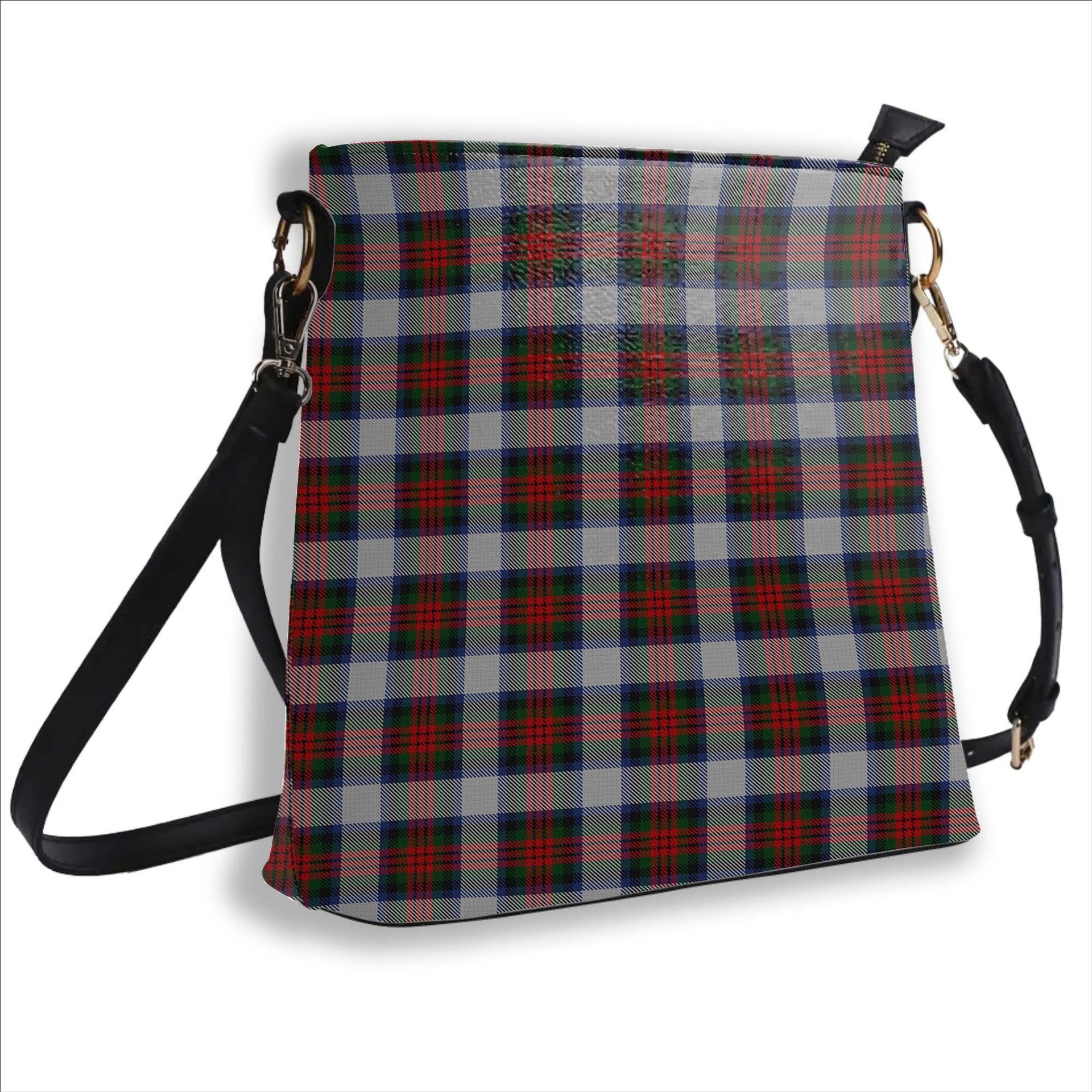 ScotsTee Shop Scottish MacDuff Dress 5 Tartan Bucket Bag Ladies Shoulder Bag Midi