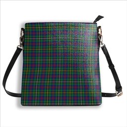 ScotsTee Shop Scottish Wood Modern Tartan Bucket Bag Ladies Shoulder Bag Midi