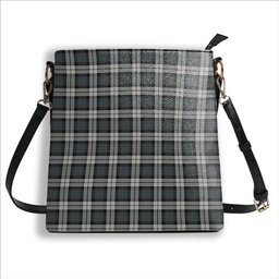 ScotsTee Shop Scottish McCandlish Arisaid Grey Tartan Bucket Bag Ladies Shoulder Bag Midi