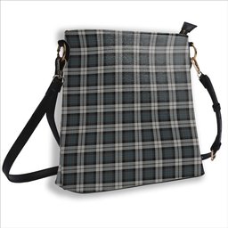 ScotsTee Shop Scottish McCandlish Arisaid Grey Tartan Bucket Bag Ladies Shoulder Bag Midi