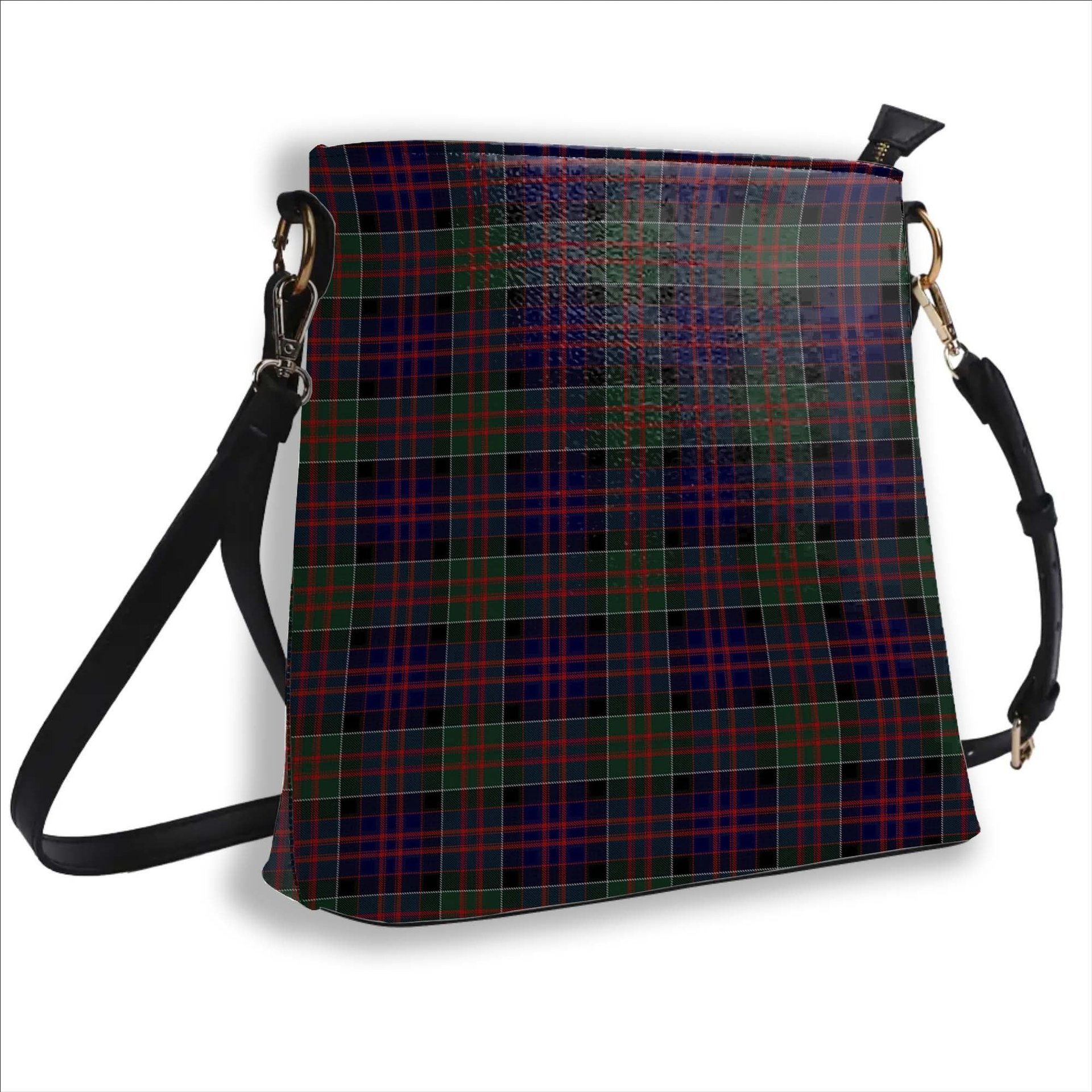 ScotsTee Shop Scottish MacDonald of Clan Ranald Tartan Bucket Bag Ladies Shoulder Bag Midi