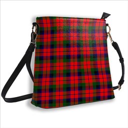 ScotsTee Shop Scottish MacCracken Modern Tartan Bucket Bag Ladies Shoulder Bag Midi