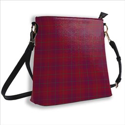 ScotsTee Shop Scottish Stirling of Keir Modern Tartan Bucket Bag Ladies Shoulder Bag Midi