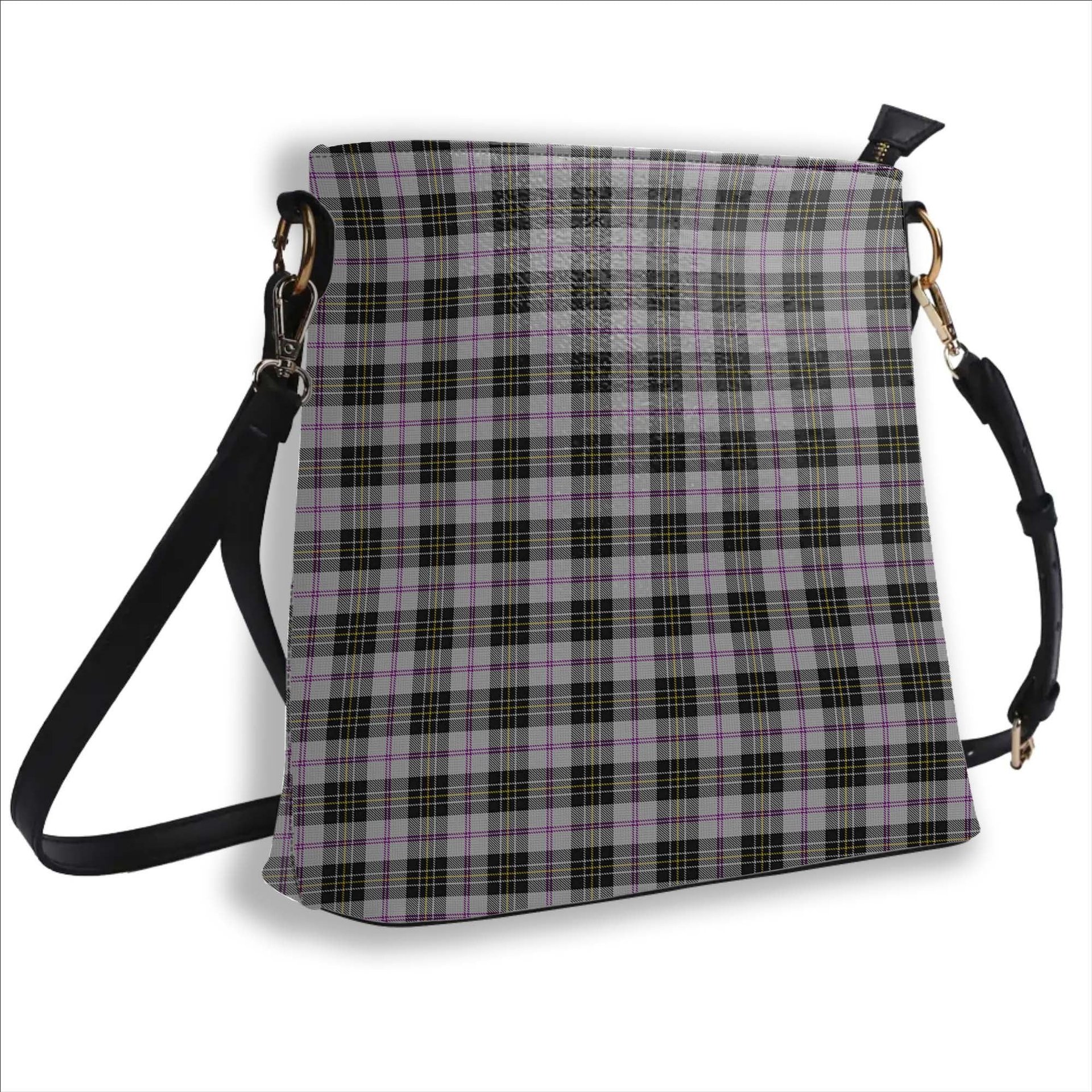 ScotsTee Shop Scottish MacPherson Dress 1951 Tartan Bucket Bag Ladies Shoulder Bag Midi