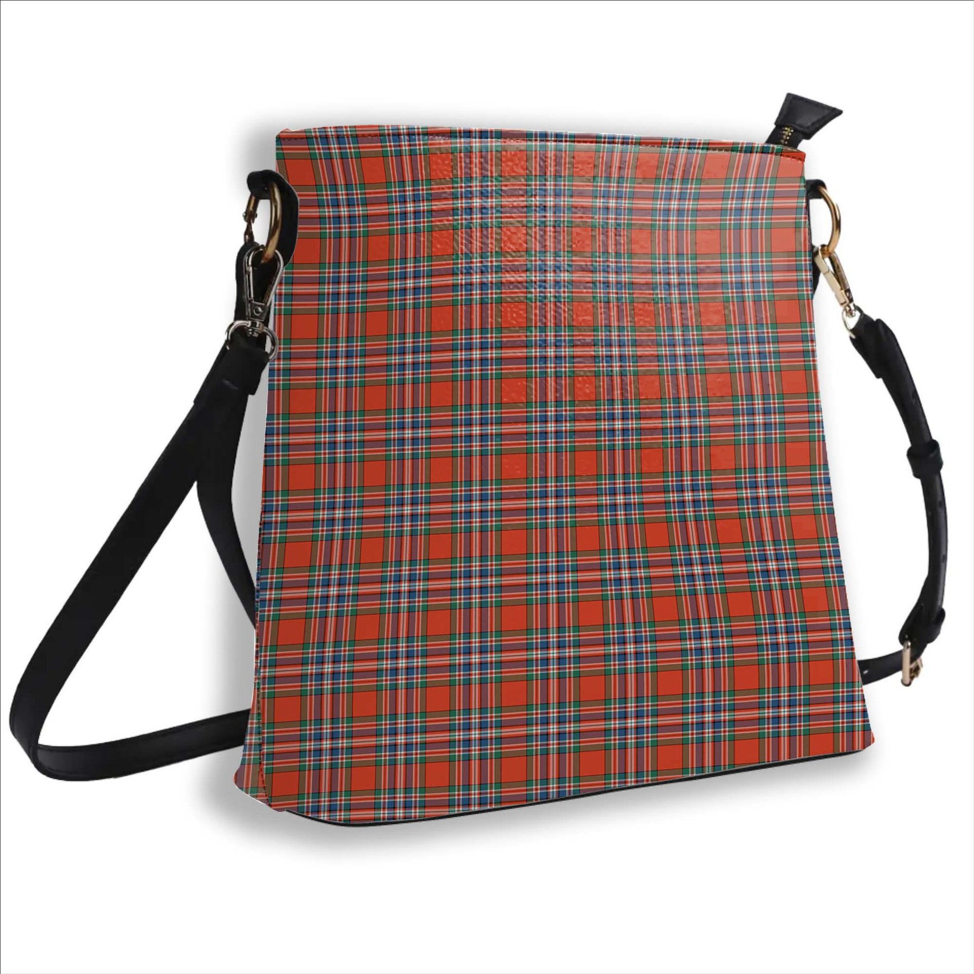 ScotsTee Shop Scottish MacFarlane Ancient Tartan Bucket Bag Ladies Shoulder Bag Midi