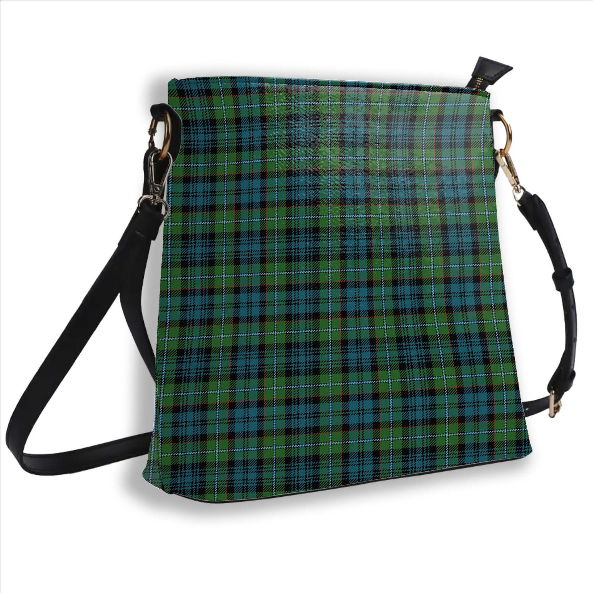 ScotsTee Shop Scottish Sempill Ancient Tartan Bucket Bag Ladies Shoulder Bag Midi
