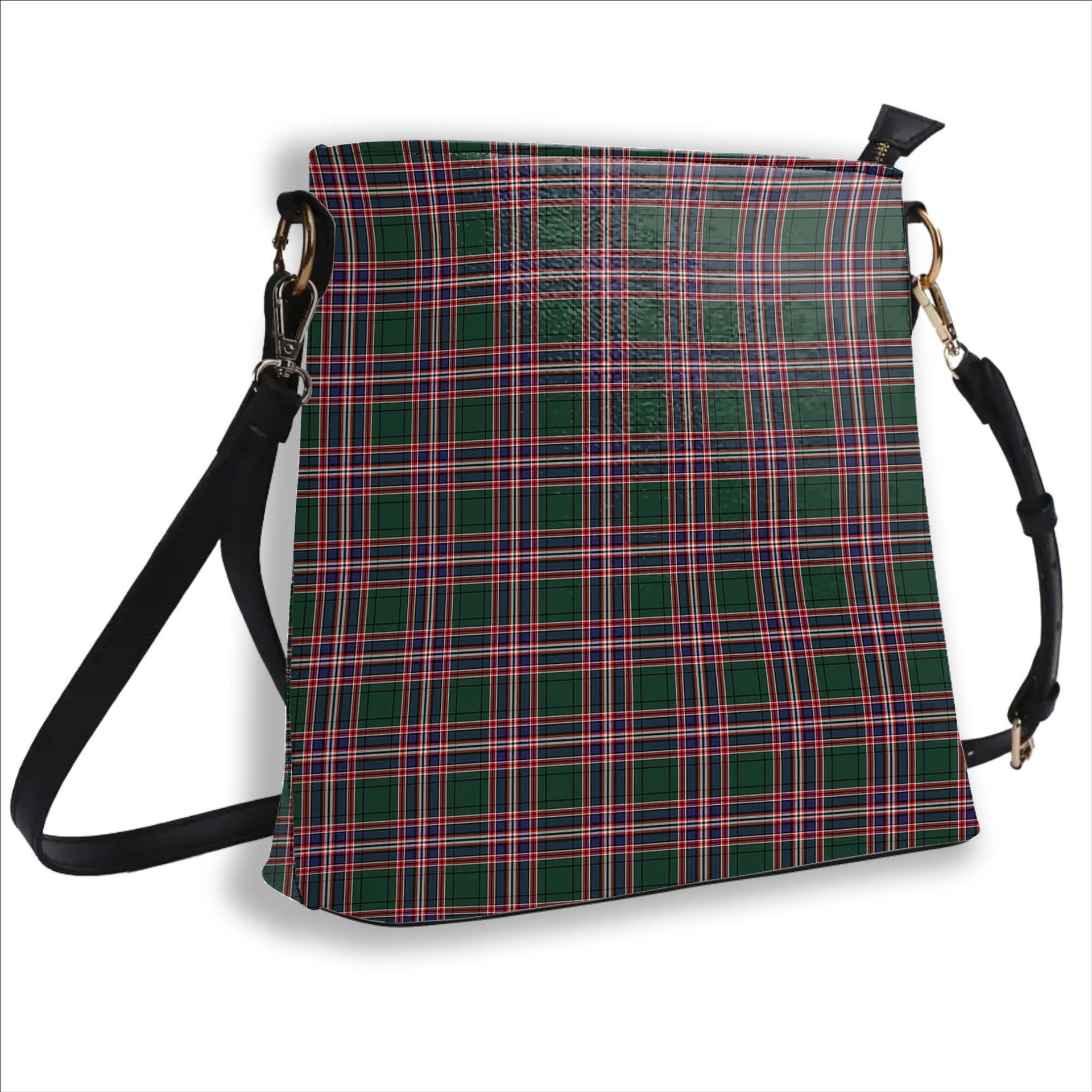 ScotsTee Shop Scottish McFarland Hunting Modern Tartan Bucket Bag Ladies Shoulder Bag Midi