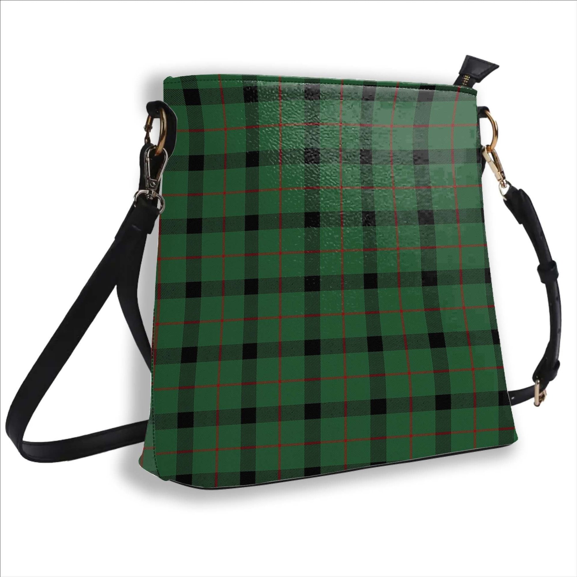 ScotsTee Shop Scottish Kincaid Modern Tartan Bucket Bag Ladies Shoulder Bag Midi