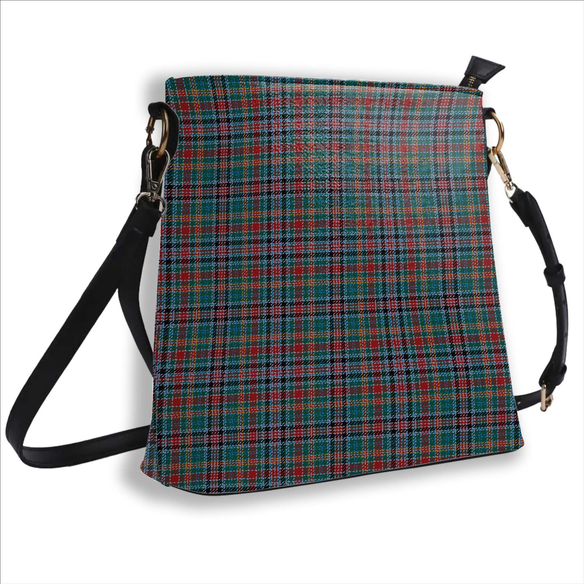 ScotsTee Shop Scottish Hunter Old Modern Tartan Bucket Bag Ladies Shoulder Bag Midi