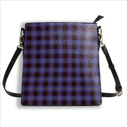 ScotsTee Shop Scottish Rutherford Tartan Bucket Bag Ladies Shoulder Bag Midi