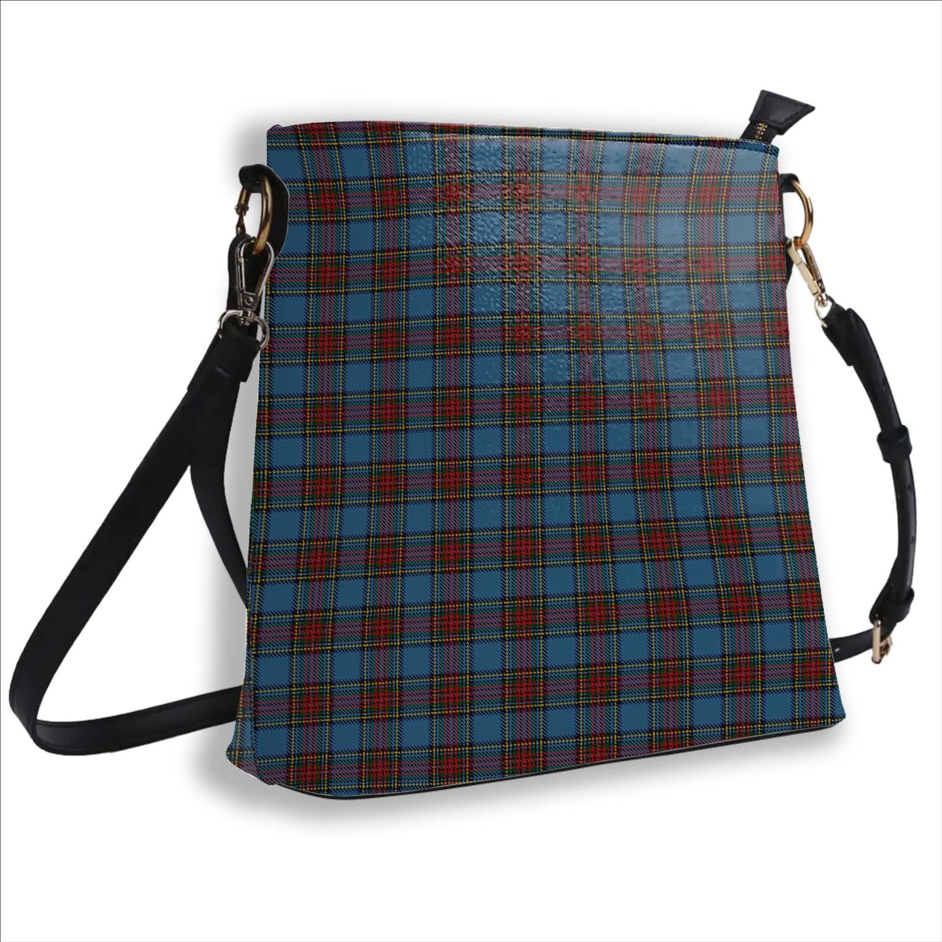 ScotsTee Shop Scottish Stewart Royal Blue Tartan Bucket Bag Ladies Shoulder Bag Midi