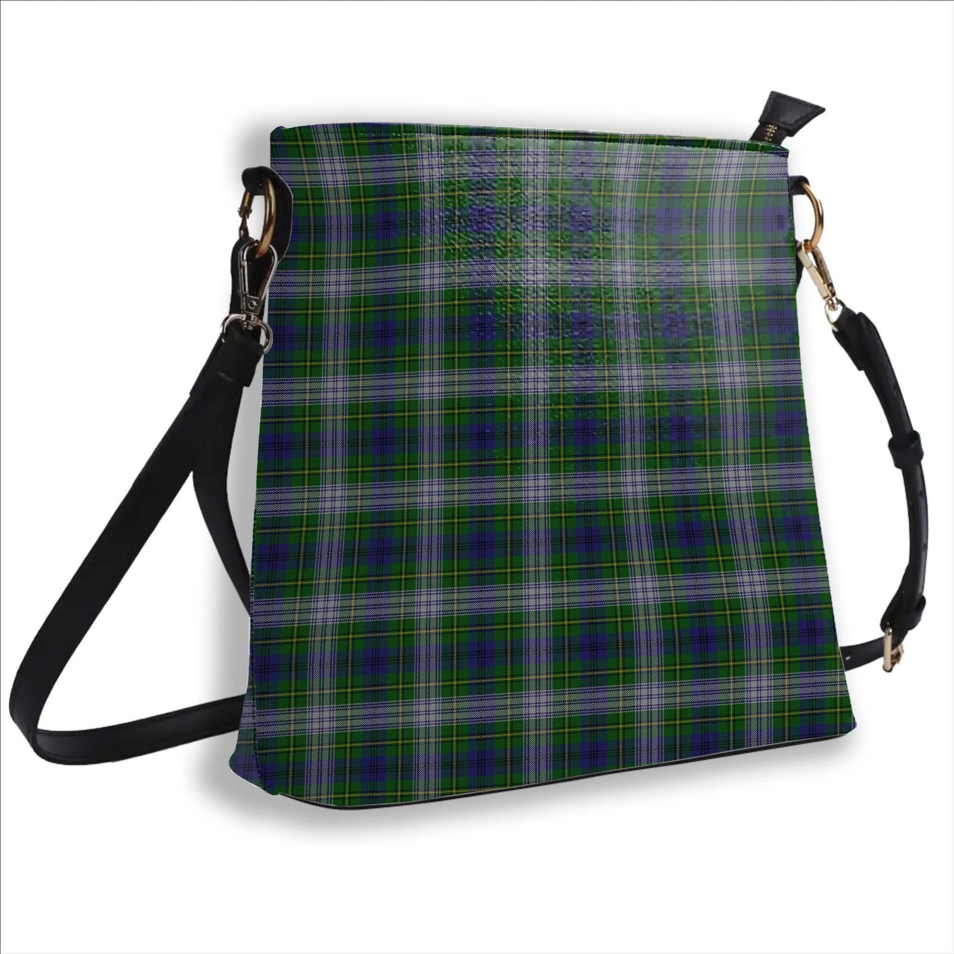 ScotsTee Shop Scottish Johnston Dress Dalgleish Tartan Bucket Bag Ladies Shoulder Bag Midi