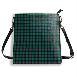ScotsTee Shop Scottish Urquhart Broad Red Ancient Tartan Bucket Bag Ladies Shoulder Bag Midi