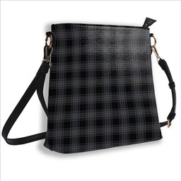 ScotsTee Shop Scottish Stewart Mourning Originaux Modern Clan Tartan Bucket Bag Ladies Shoulder Bag Midi