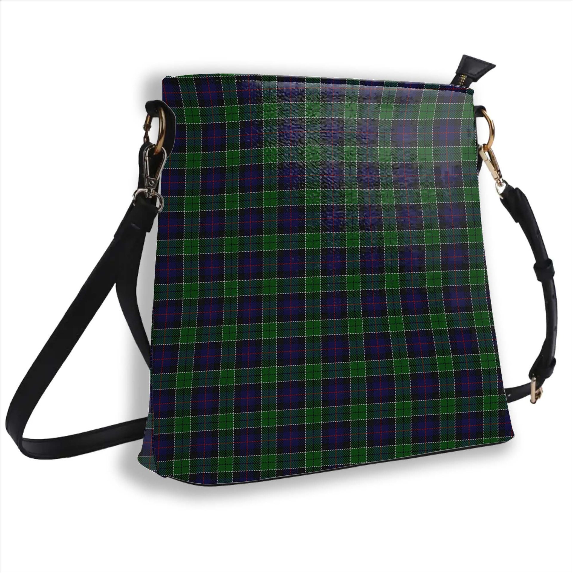 ScotsTee Shop Scottish Leslie Hunting Tartan Bucket Bag Ladies Shoulder Bag Midi
