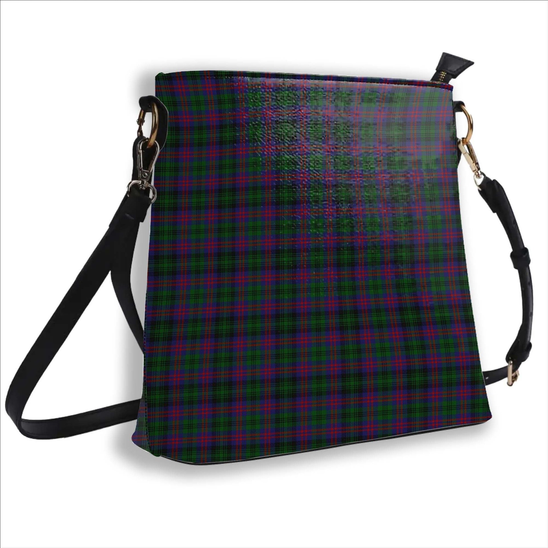 ScotsTee Shop Scottish McLachlan Hunting Tartan Bucket Bag Ladies Shoulder Bag Midi