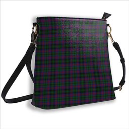 ScotsTee Shop Scottish McLachlan Hunting Tartan Bucket Bag Ladies Shoulder Bag Midi