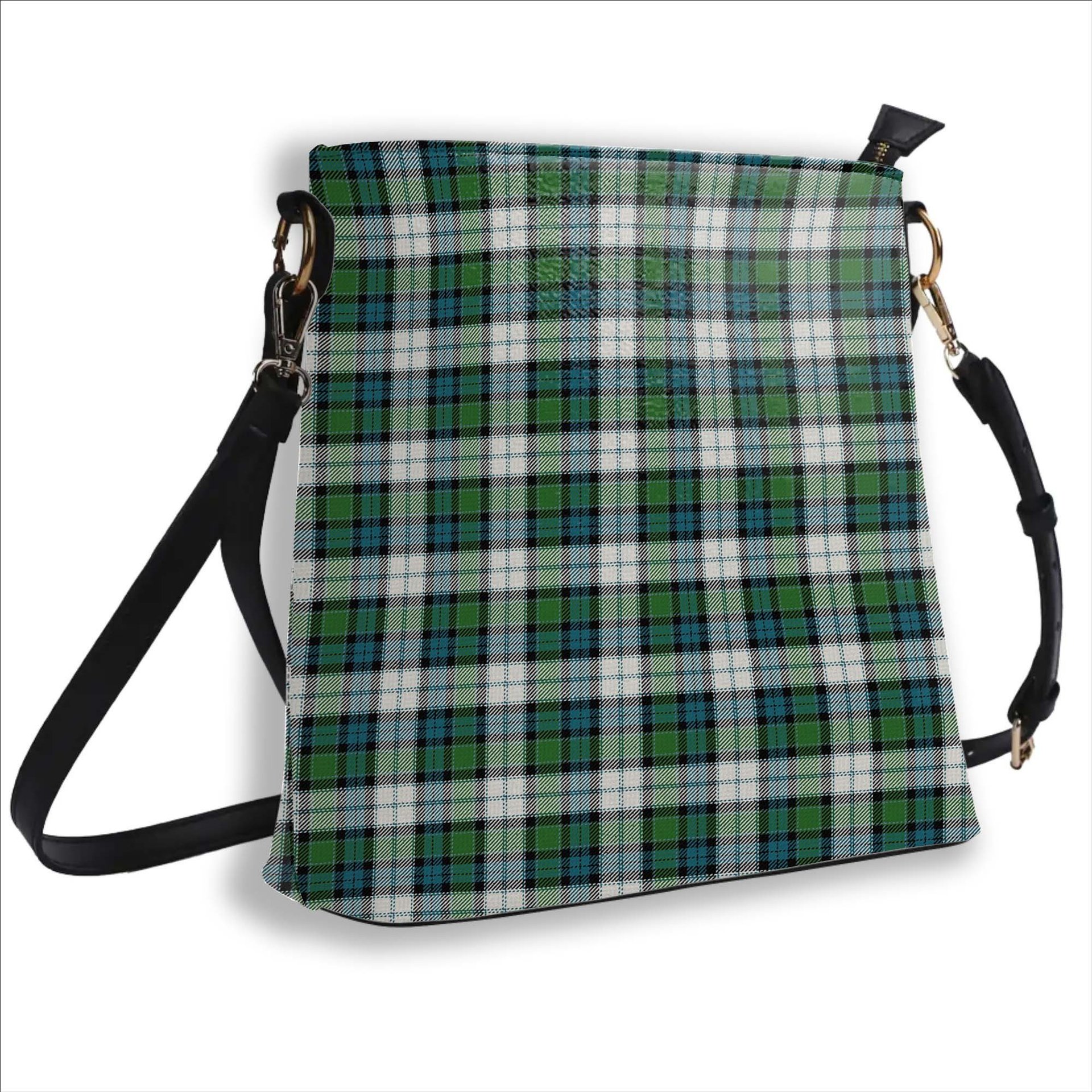 ScotsTee Shop Scottish Graham Dress Ancient Tartan Bucket Bag Ladies Shoulder Bag Midi