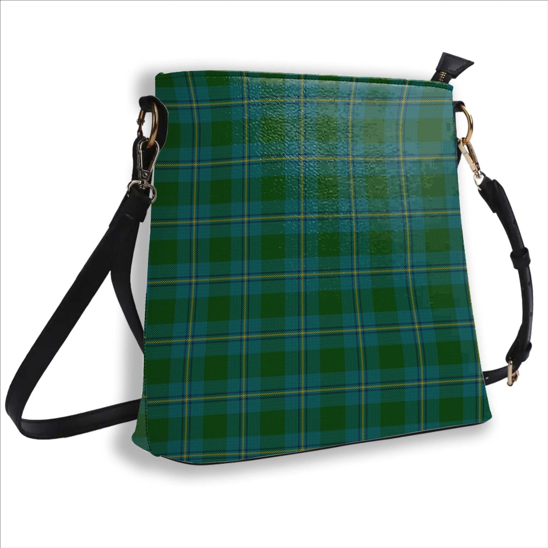 ScotsTee Shop Scottish Irvine of Bonshaw Tartan Bucket Bag Ladies Shoulder Bag Midi