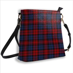 ScotsTee Shop Scottish MacLachlan Modern Tartan Bucket Bag Ladies Shoulder Bag Midi