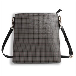 ScotsTee Shop Scottish Thomson Dress Grey Tartan Bucket Bag Ladies Shoulder Bag Midi