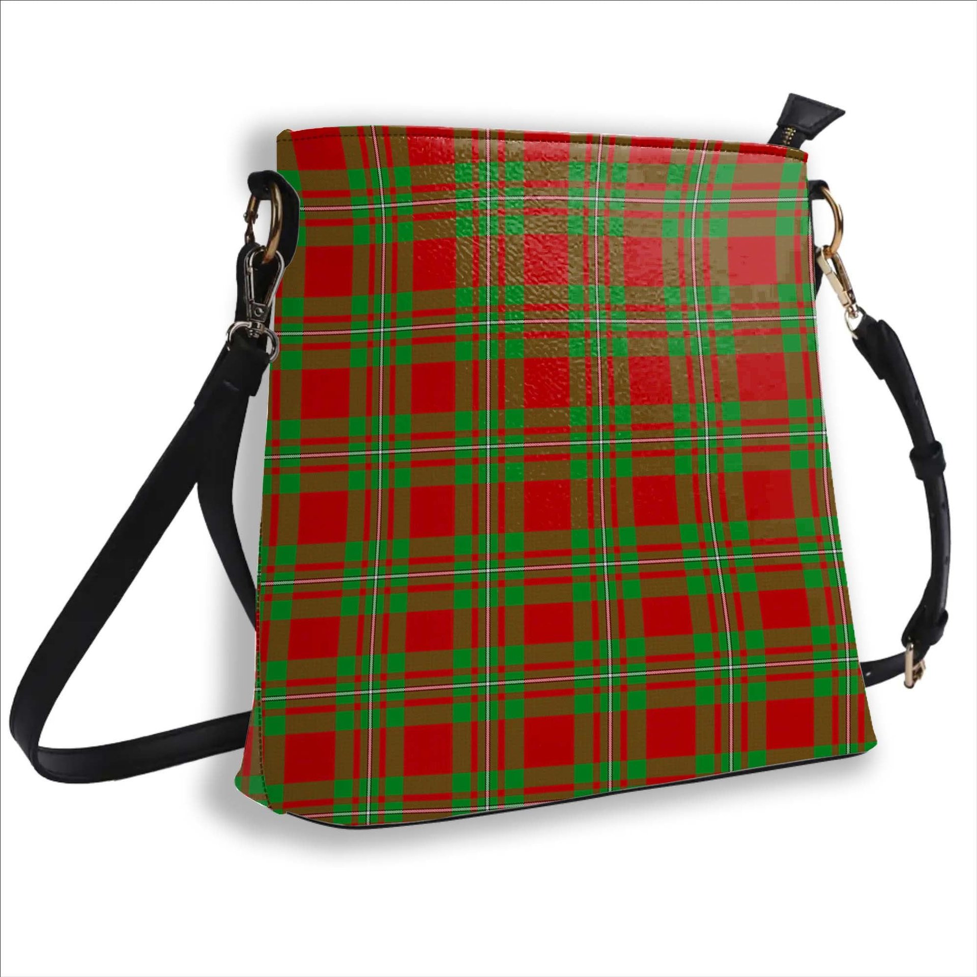 ScotsTee Shop Scottish Gregor Modern Tartan Bucket Bag Ladies Shoulder Bag Midi