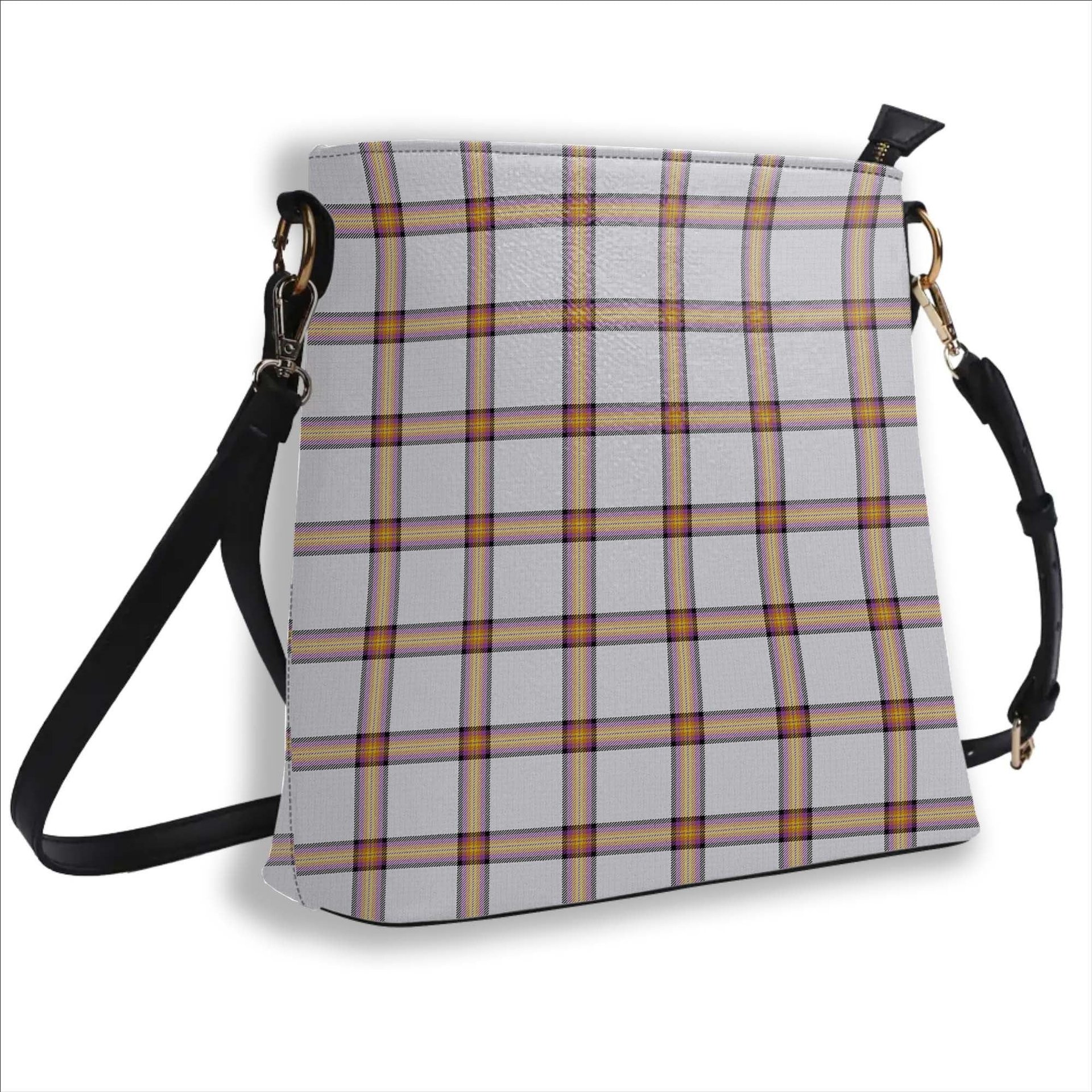 ScotsTee Shop Scottish Young Christina Modern Tartan Bucket Bag Ladies Shoulder Bag Midi