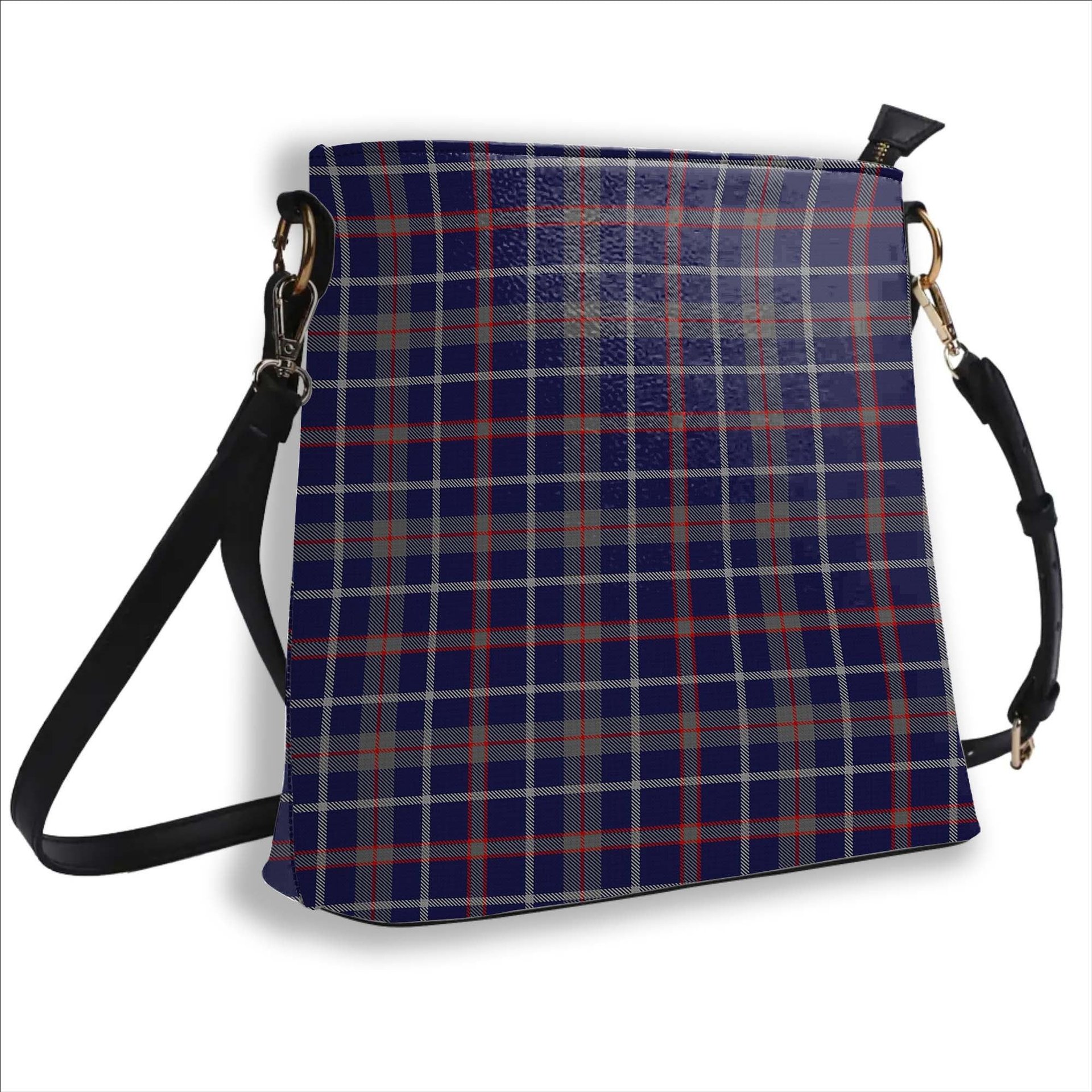 ScotsTee Shop Scottish Yamaha Marine Best In Class Tartan Bucket Bag Ladies Shoulder Bag Midi