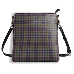 ScotsTee Shop Scottish Tailyour Weathered Tartan Bucket Bag Ladies Shoulder Bag Midi