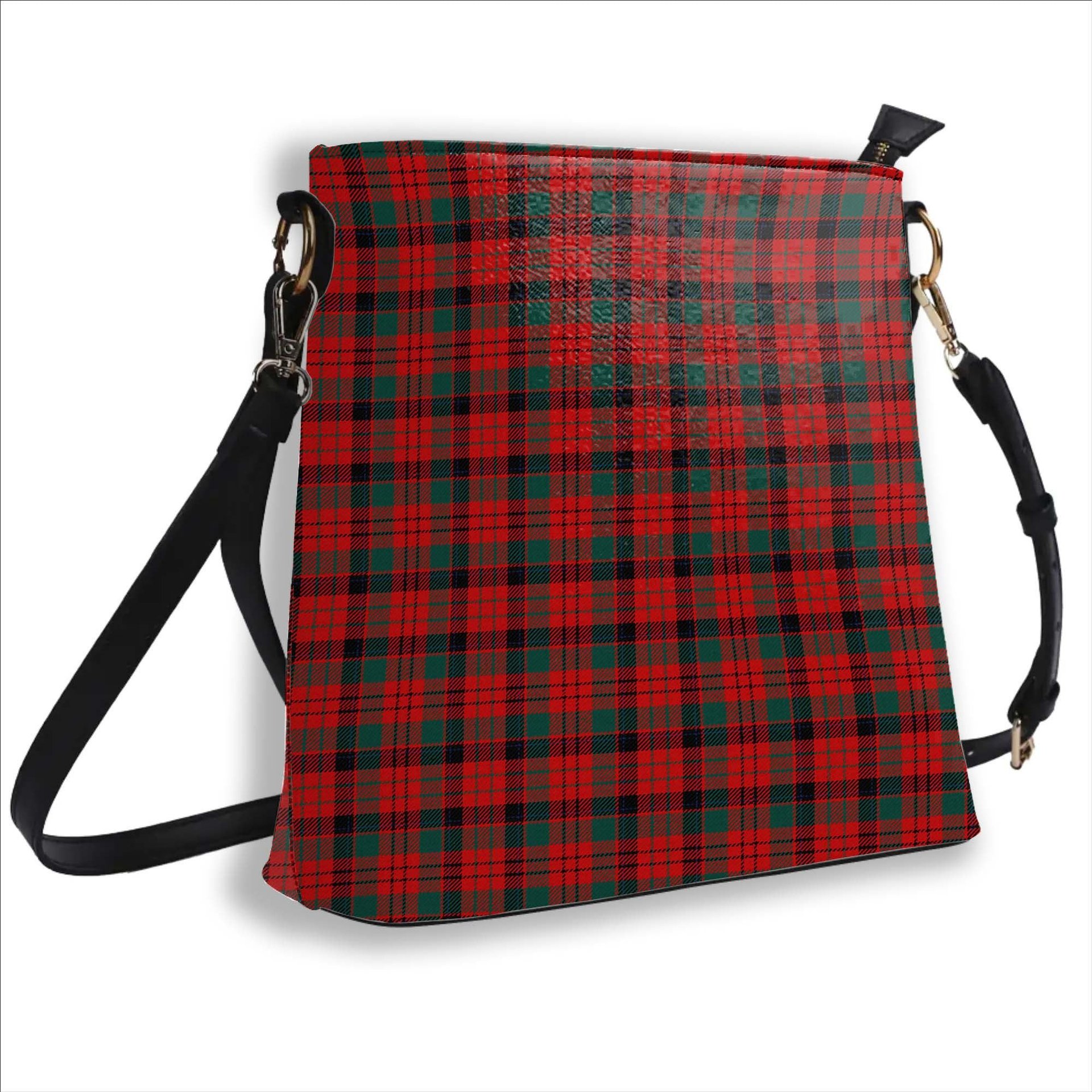 ScotsTee Shop Scottish McNicol Modern Tartan Bucket Bag Ladies Shoulder Bag Midi