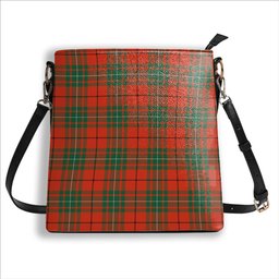 ScotsTee Shop Scottish MacAuley Ancient Tartan Bucket Bag Ladies Shoulder Bag Midi