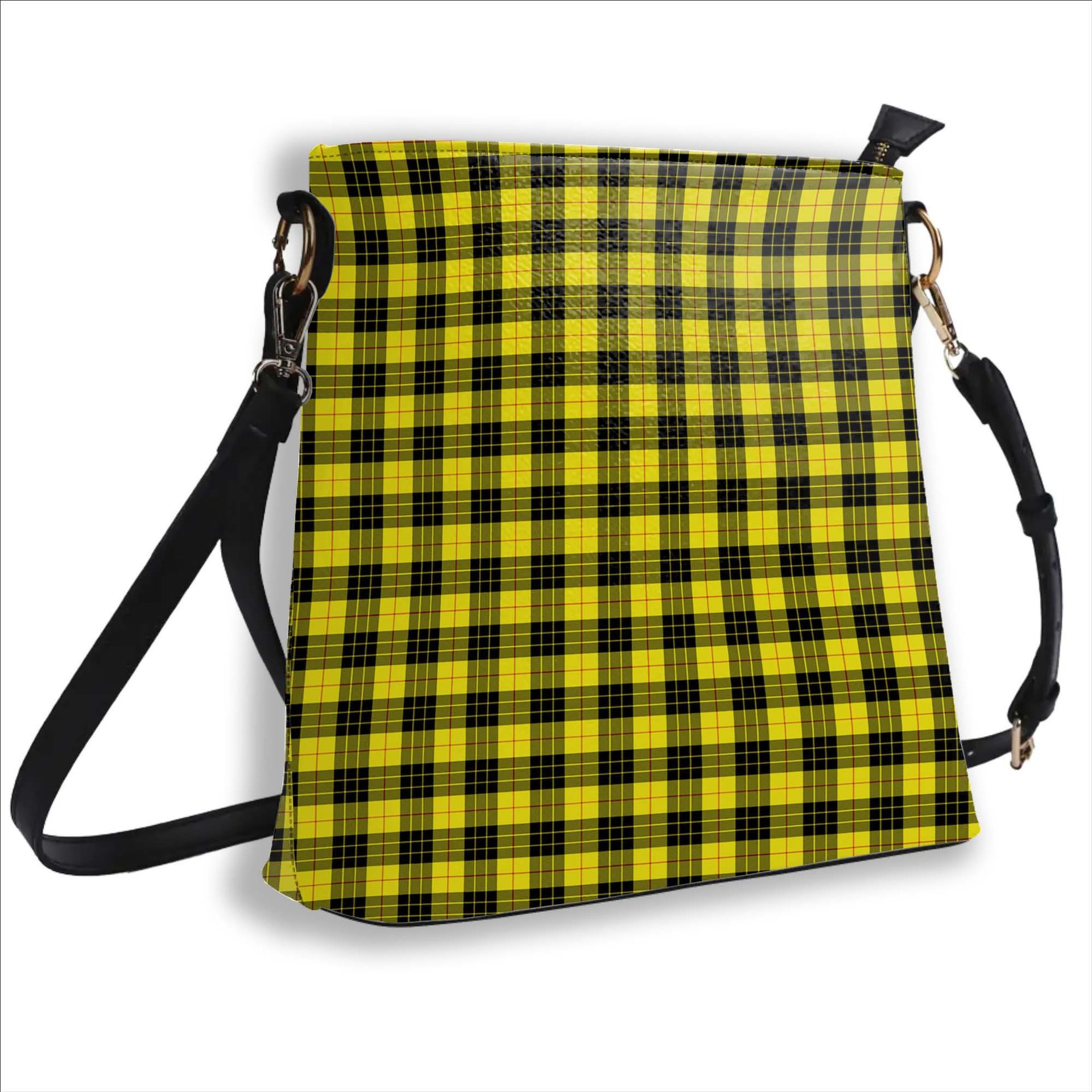 ScotsTee Shop Scottish McLeod of Lewis Modern Tartan Bucket Bag Ladies Shoulder Bag Midi