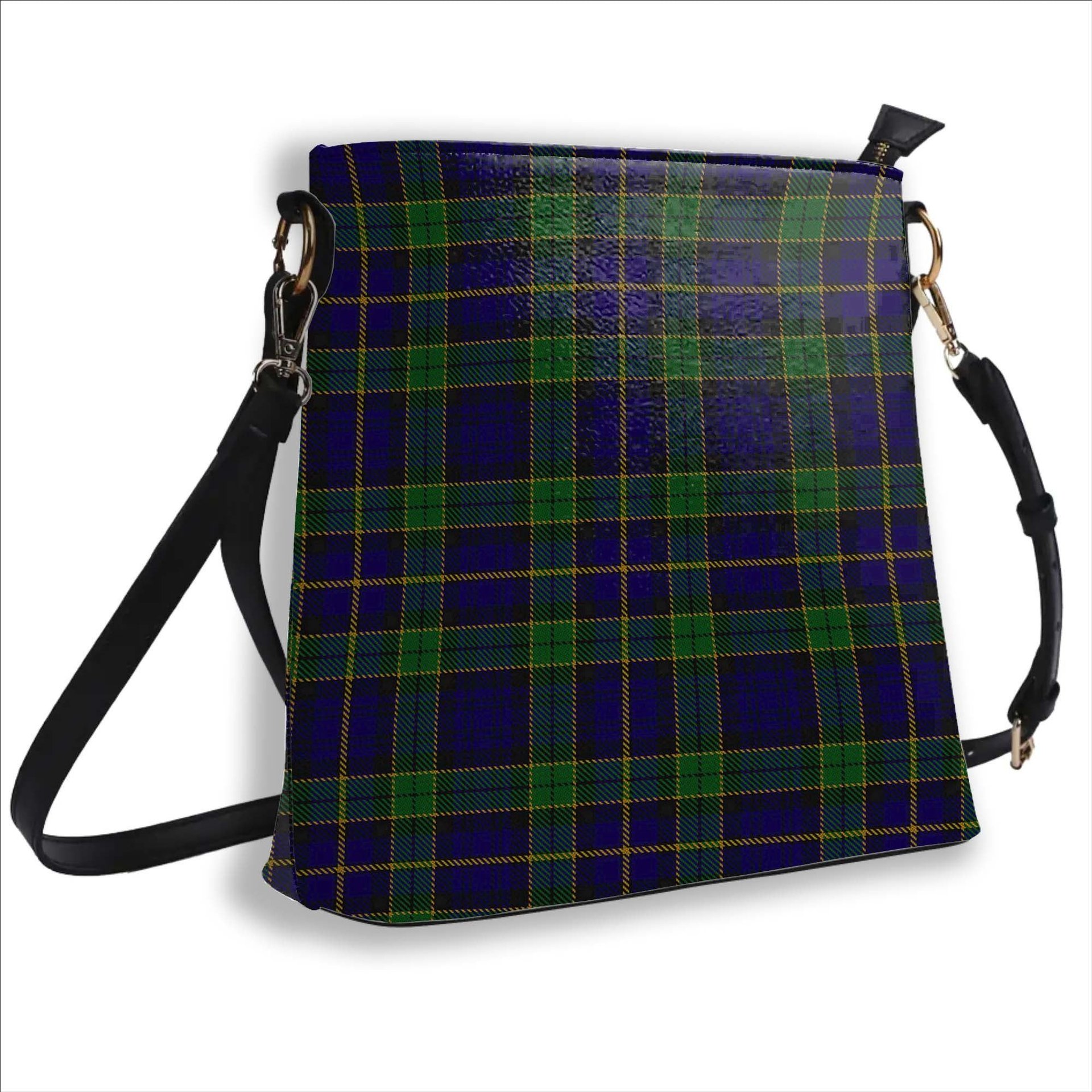 ScotsTee Shop Scottish Mulholland Tartan Bucket Bag Ladies Shoulder Bag Midi