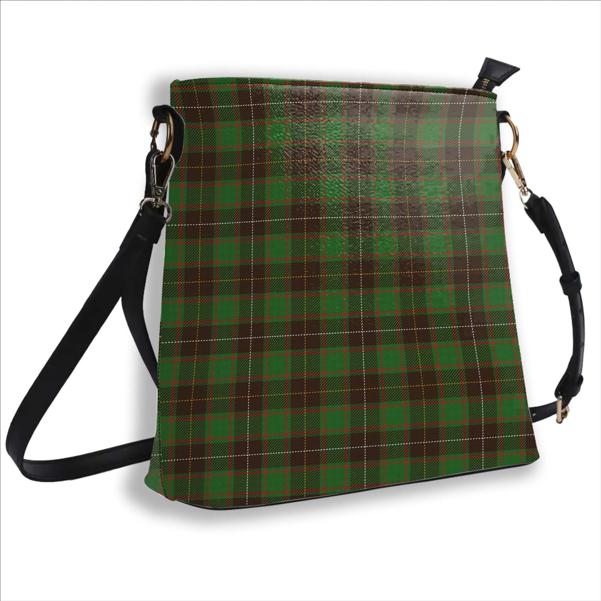 ScotsTee Shop Scottish MacFie Hunting Ancient Tartan Bucket Bag Ladies Shoulder Bag Midi