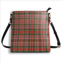 ScotsTee Shop Scottish McAlister Ancient Tartan Bucket Bag Ladies Shoulder Bag Midi