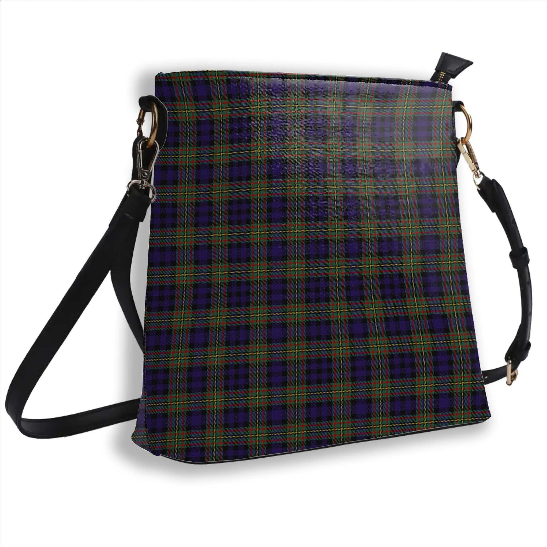 ScotsTee Shop Scottish McClellan Modern Tartan Bucket Bag Ladies Shoulder Bag Midi