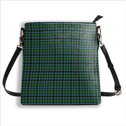 ScotsTee Shop Scottish Hunter of Peebleshire Ancient Tartan Bucket Bag Ladies Shoulder Bag Midi