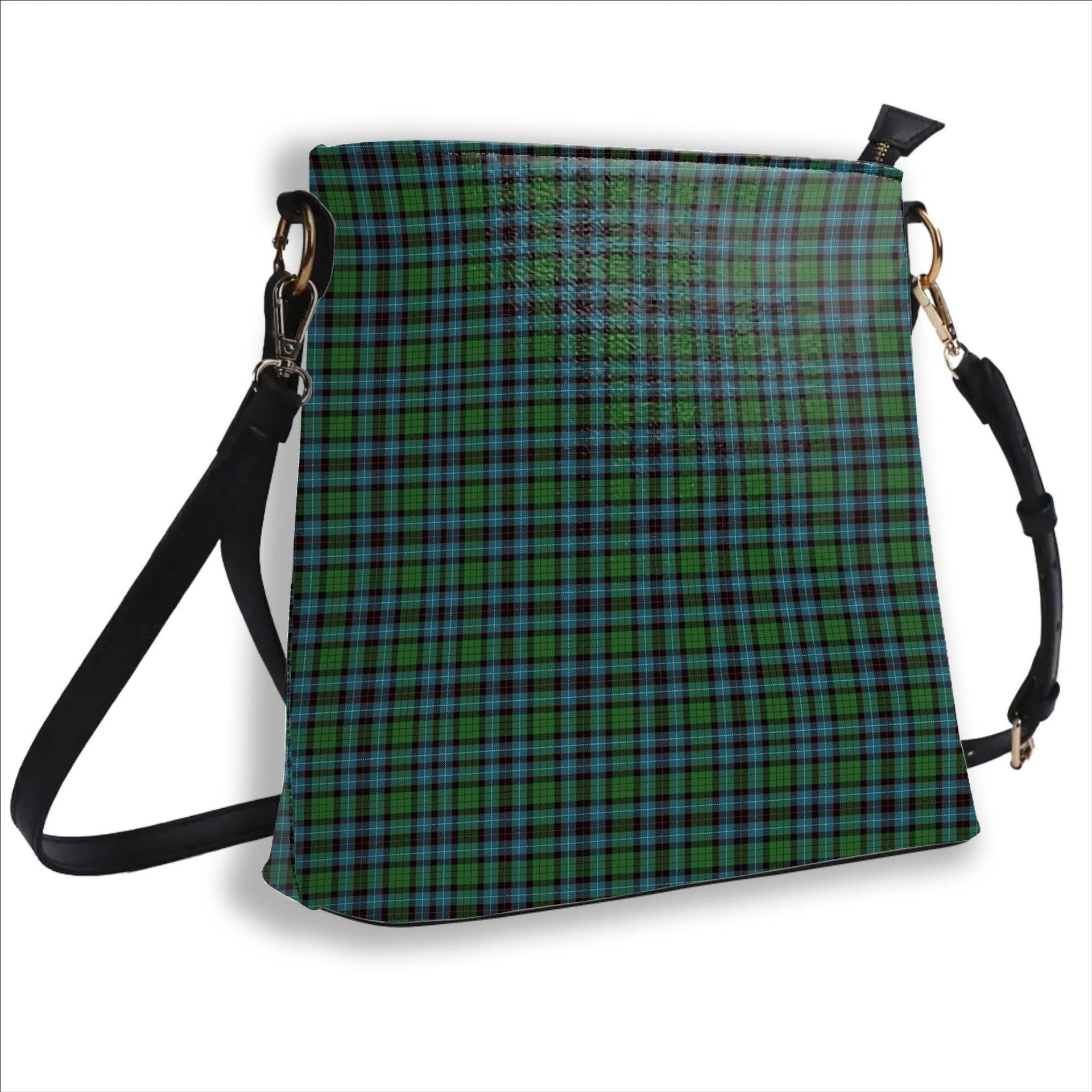 ScotsTee Shop Scottish Hunter of Peebleshire Ancient Tartan Bucket Bag Ladies Shoulder Bag Midi