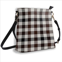 ScotsTee Shop Scottish Hog Modern Tartan Bucket Bag Ladies Shoulder Bag Midi