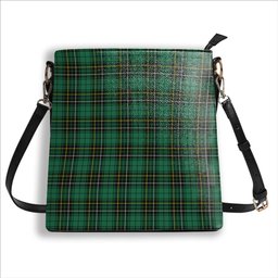 ScotsTee Shop Scottish MacAlpin Ancient Tartan Bucket Bag Ladies Shoulder Bag Midi