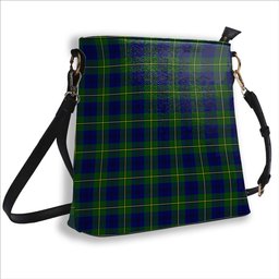 ScotsTee Shop Scottish Johnston of Caskieben Modern Tartan Bucket Bag Ladies Shoulder Bag Midi